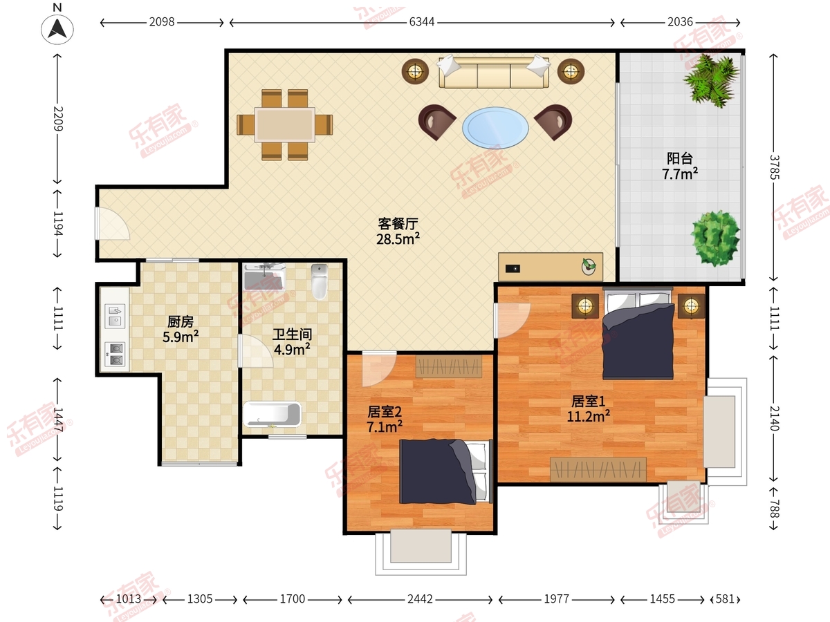 龙光海悦城邦户型图