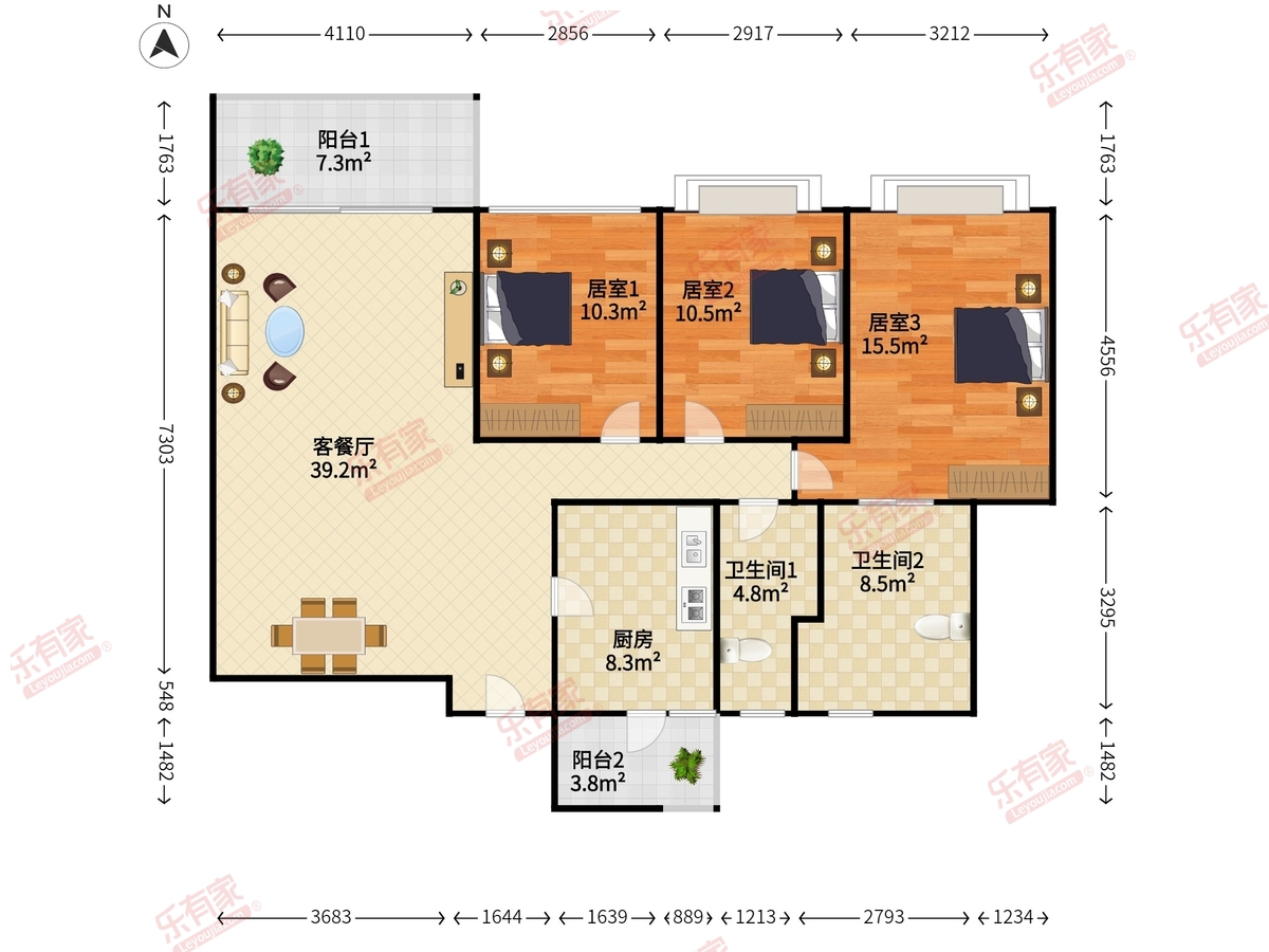 峻林户型图