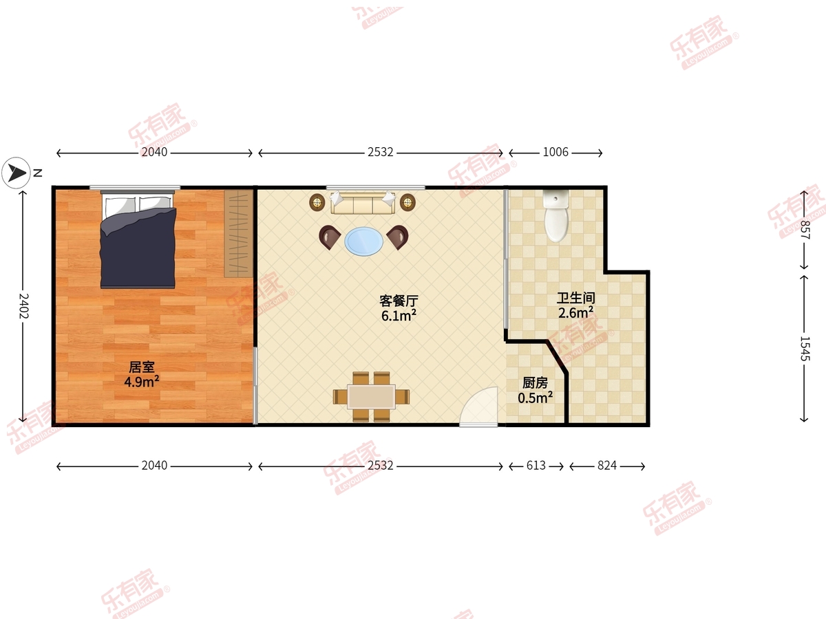 名都大厦户型图