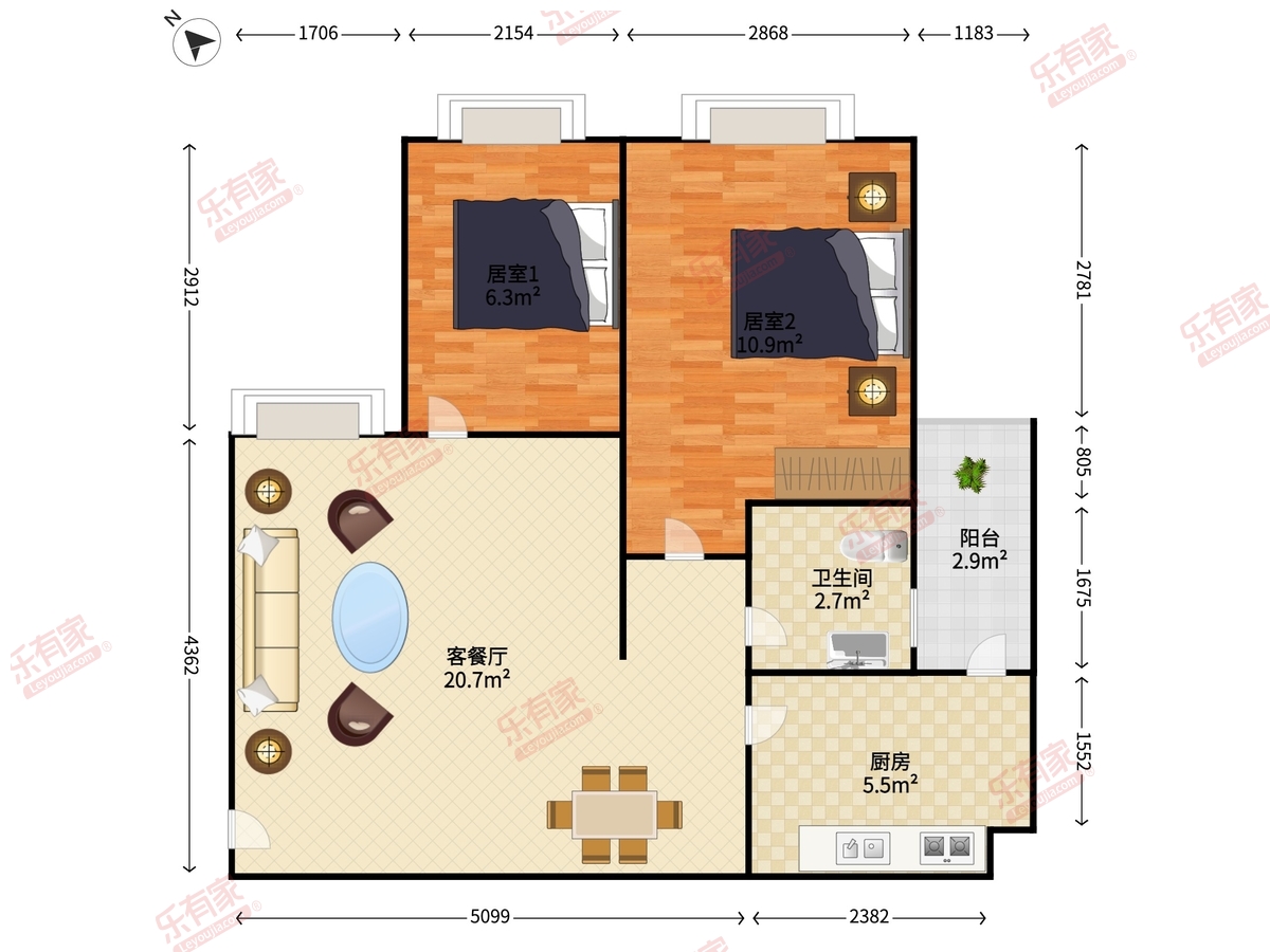 金色都汇户型图