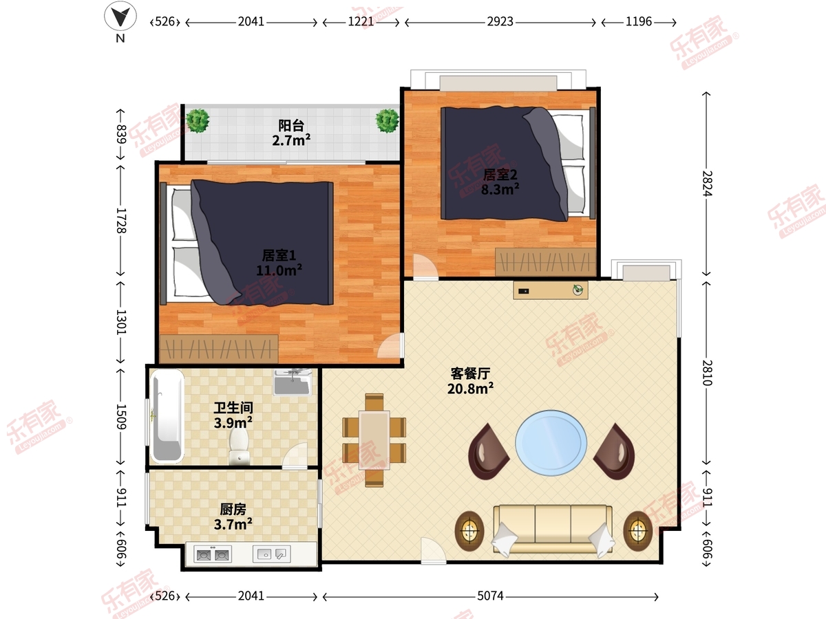 君悦豪庭二期户型图