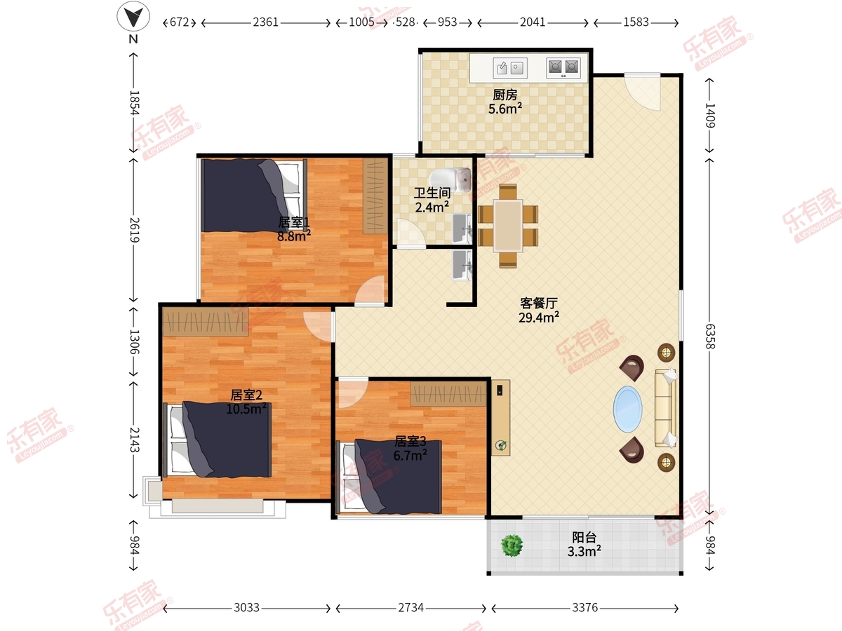 香莎公馆户型图