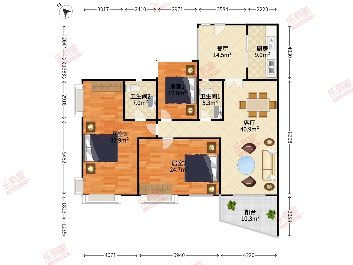 碧桂园翡翠山户型图