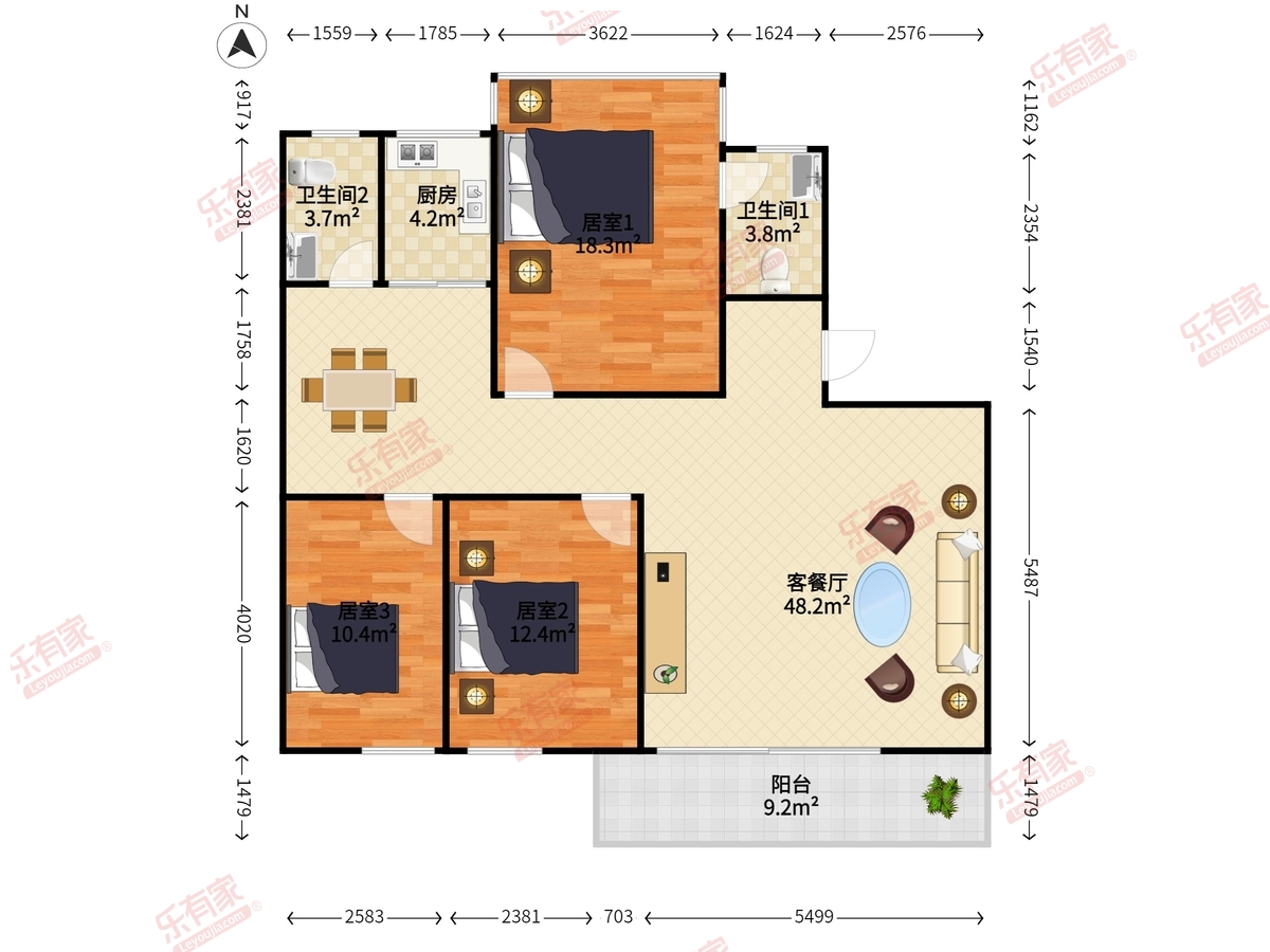 江南新邨户型图