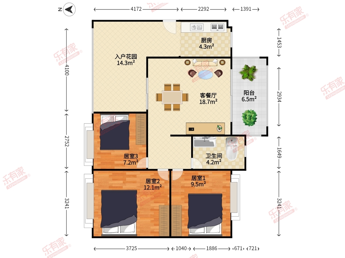 德洲城户型图