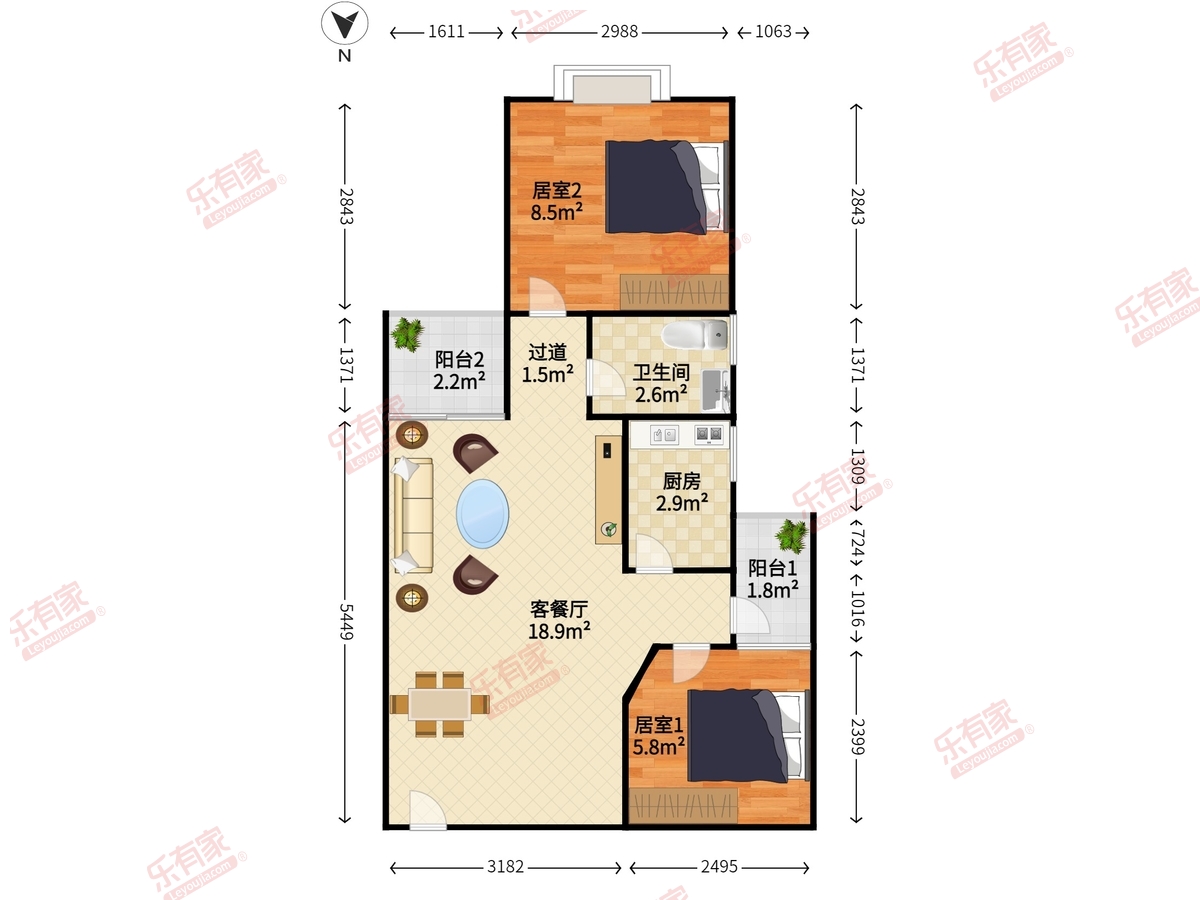 TCL雅馨居户型图