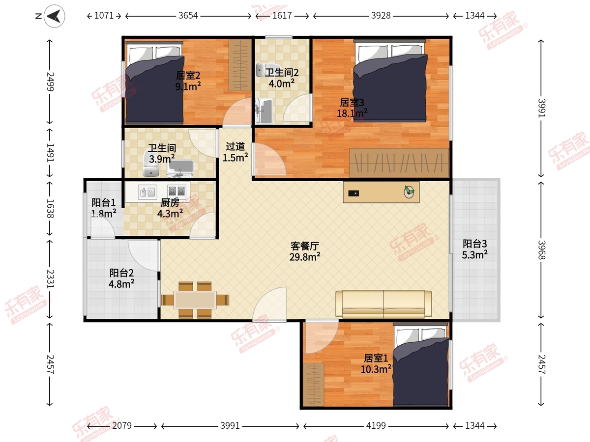 松泉山庄户型图