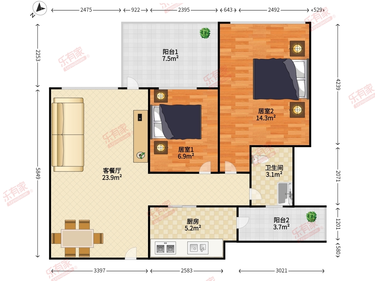 金地梅陇镇四期户型图