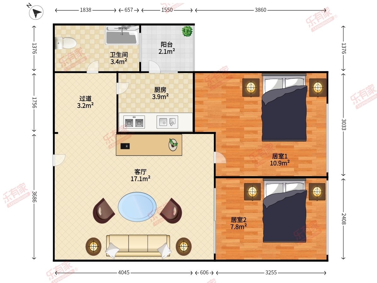 泛海城市广场户型图