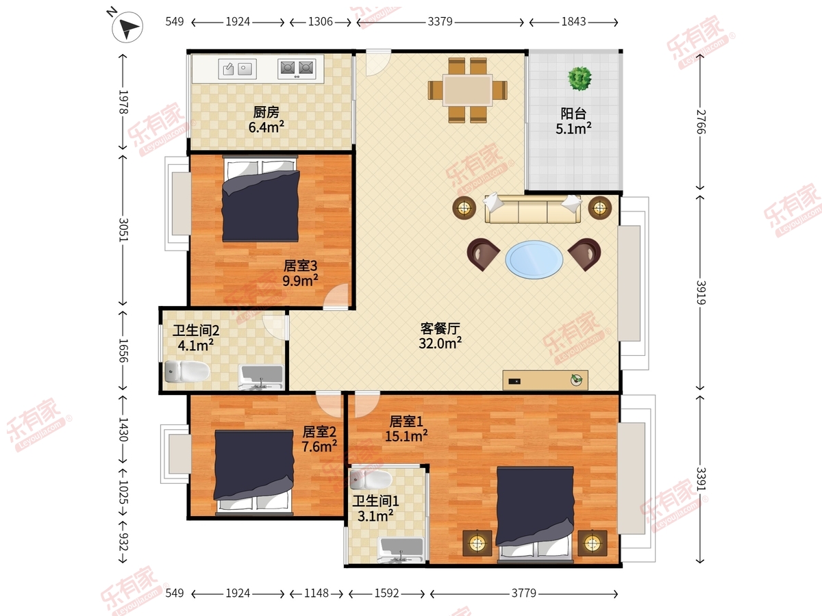 幸福海岸一期户型图