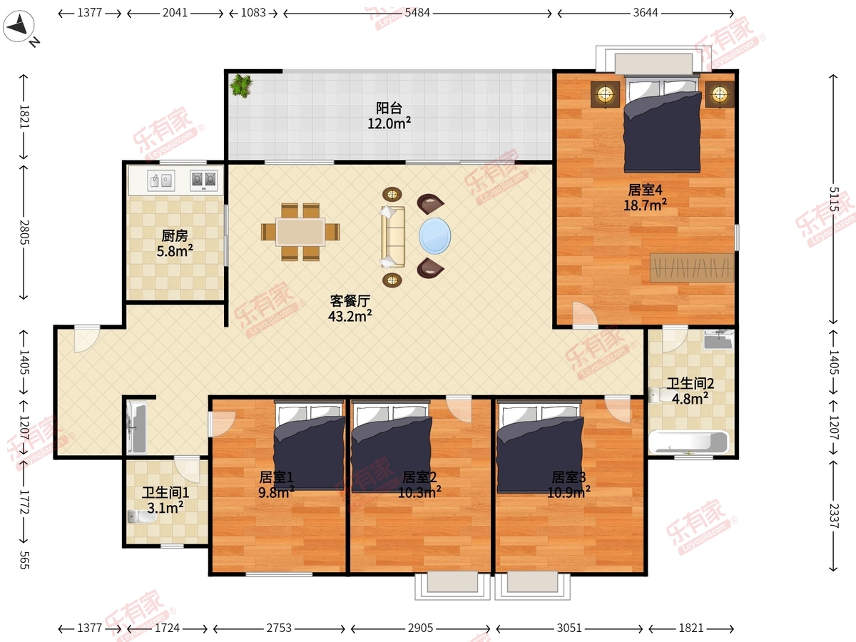 万科柏悦湾户型图