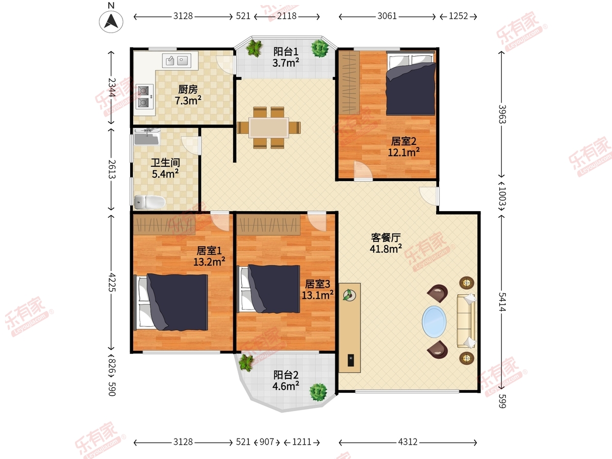 禺秀园户型图