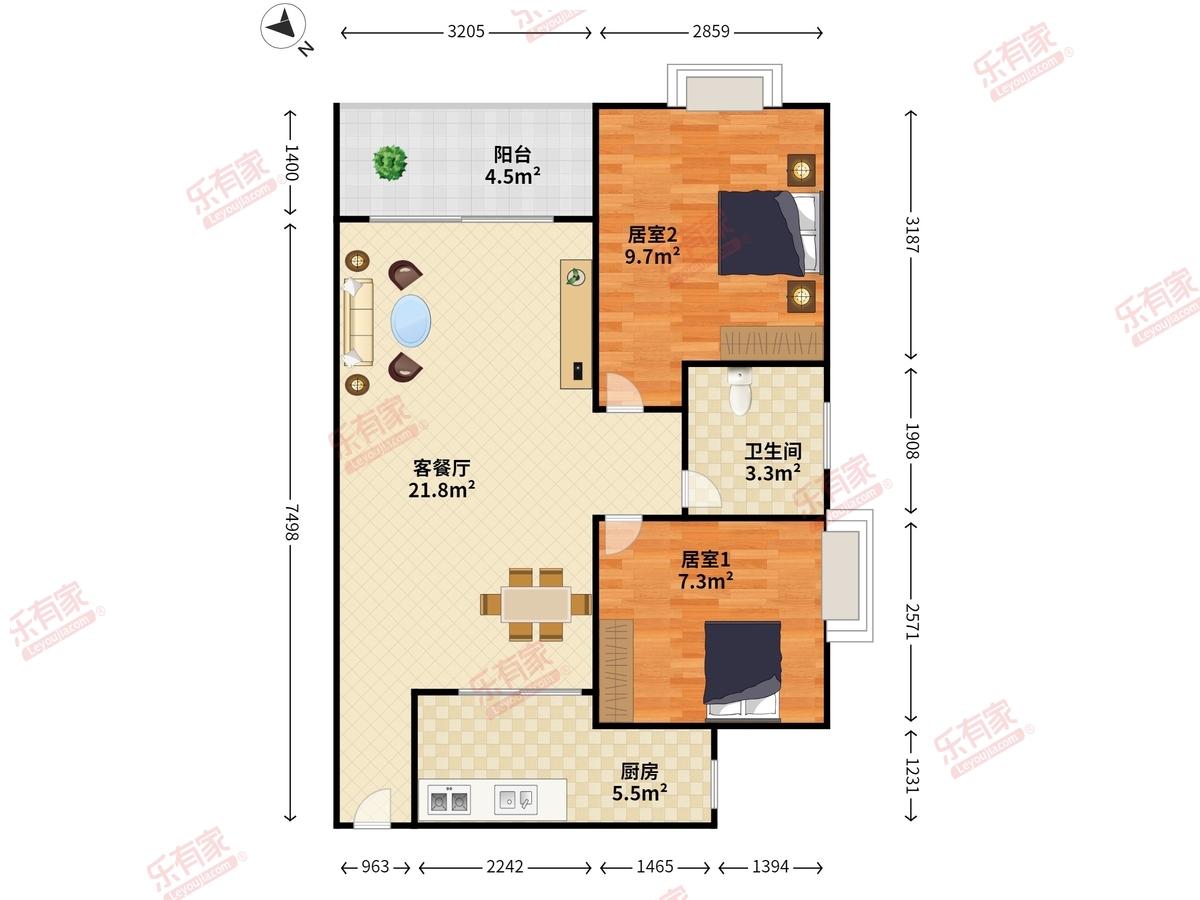 创富豪庭户型图