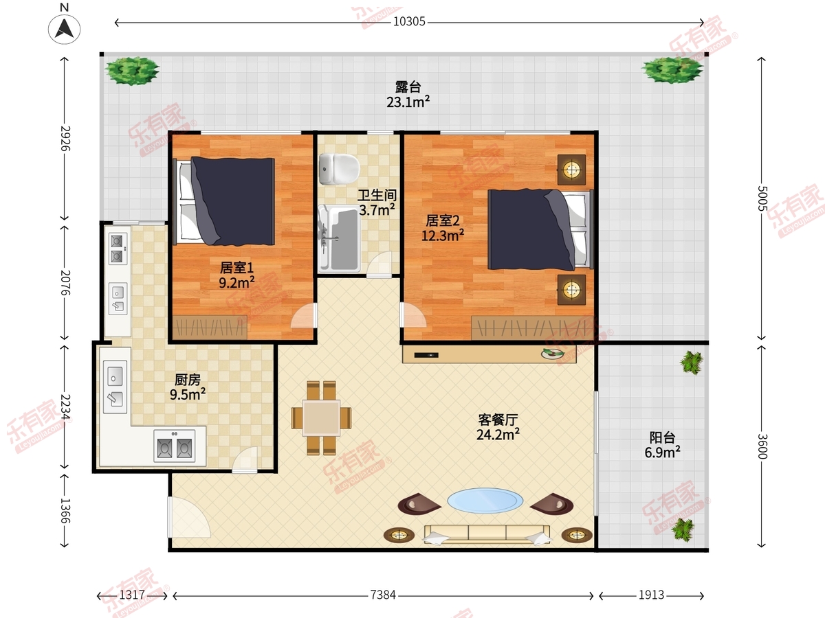 富湾花园户型图