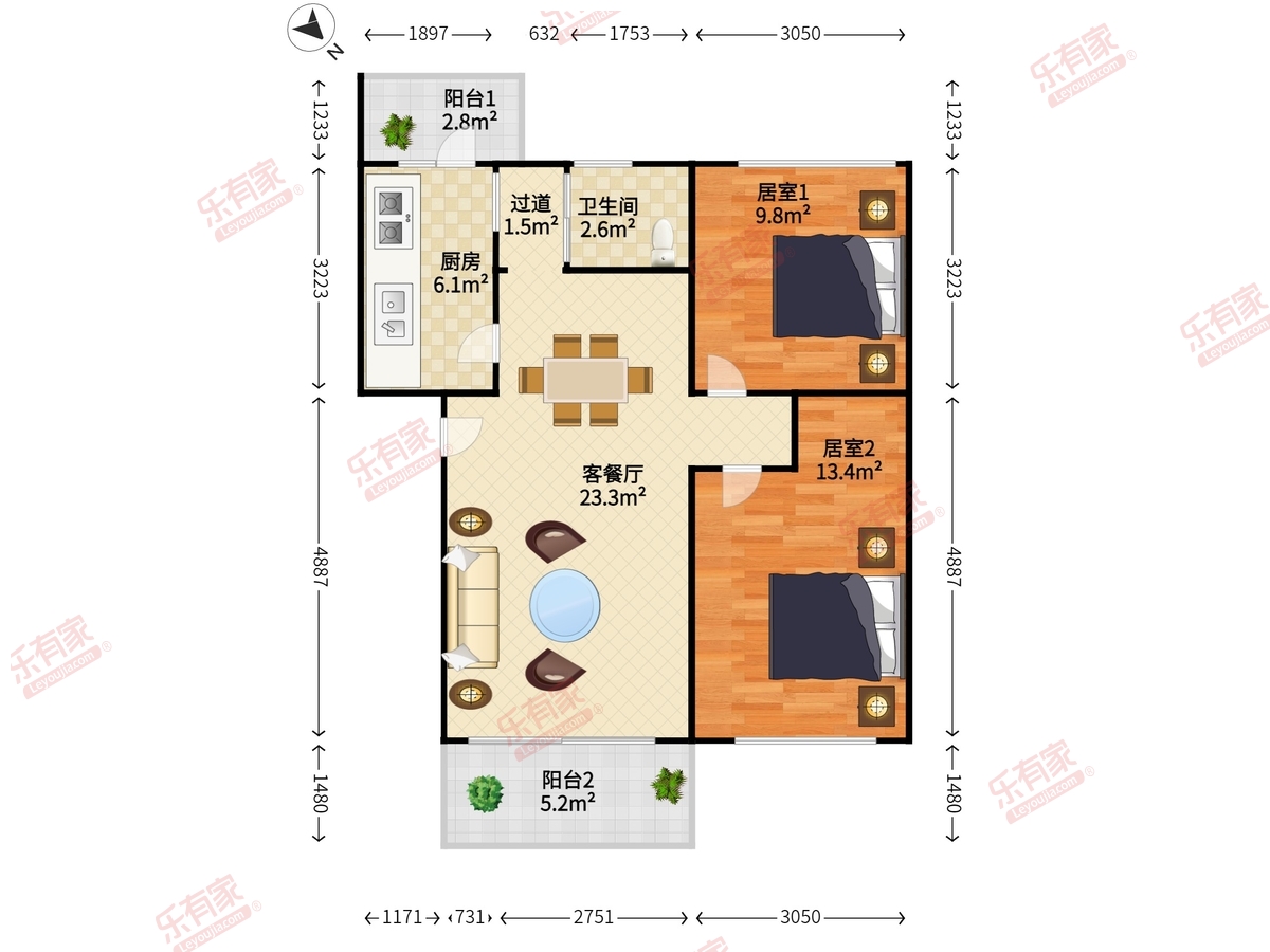 金庸阁二期户型图