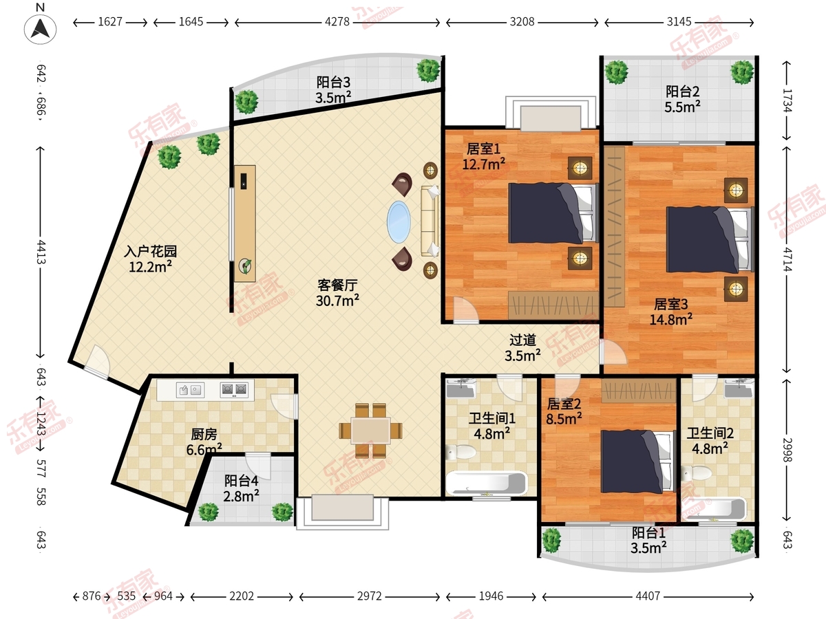 骏逸华庭户型图