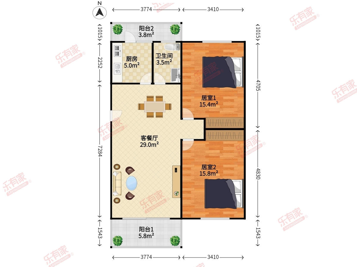 中兴花园户型图