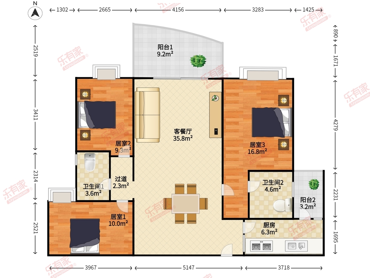 绿景蓝湾半岛户型图