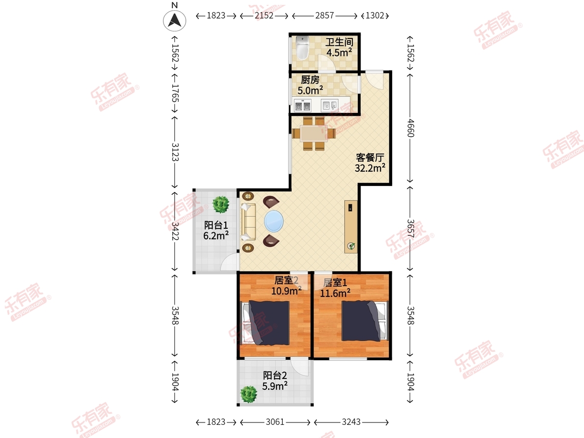 邮电学院宿舍户型图