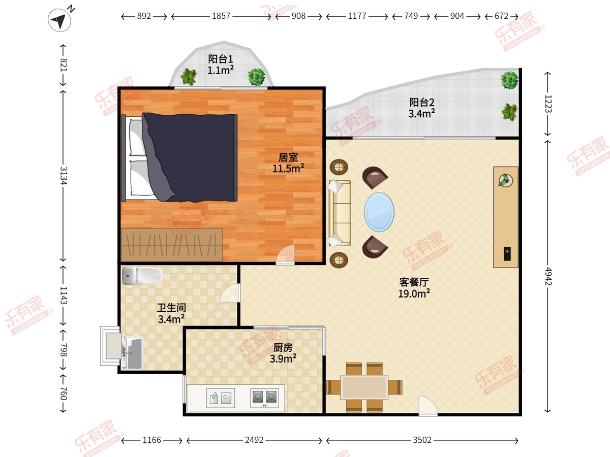 历德雅舍户型图