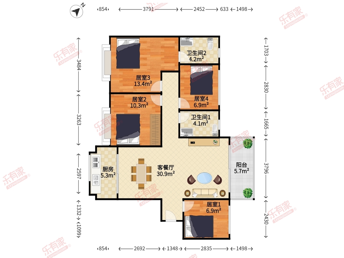 融创御府户型图
