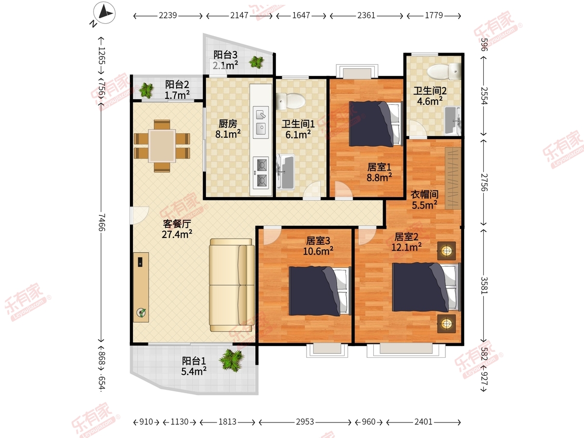 阳光带海滨城二期户型图