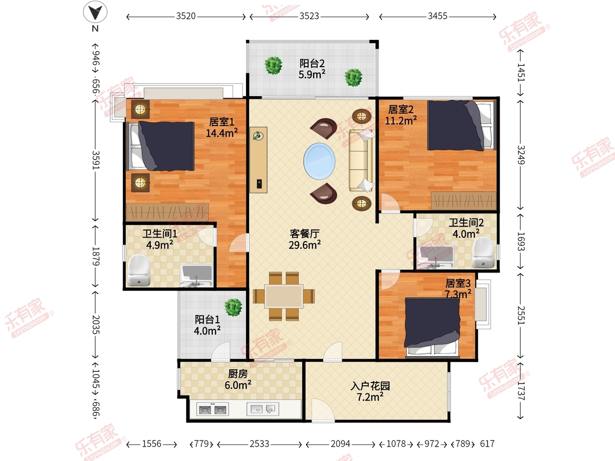 越秀滨海隽城户型图