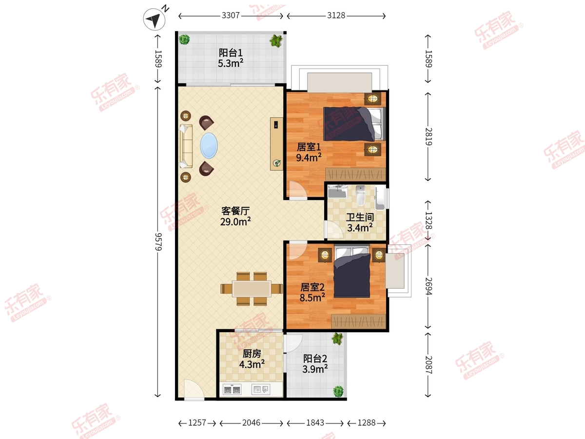 锦绣阳光十二期户型图