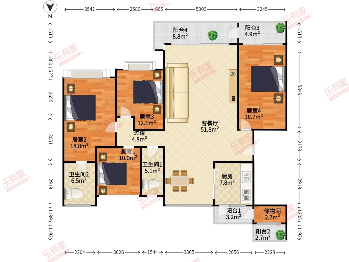 波托菲诺香山里一期户型图