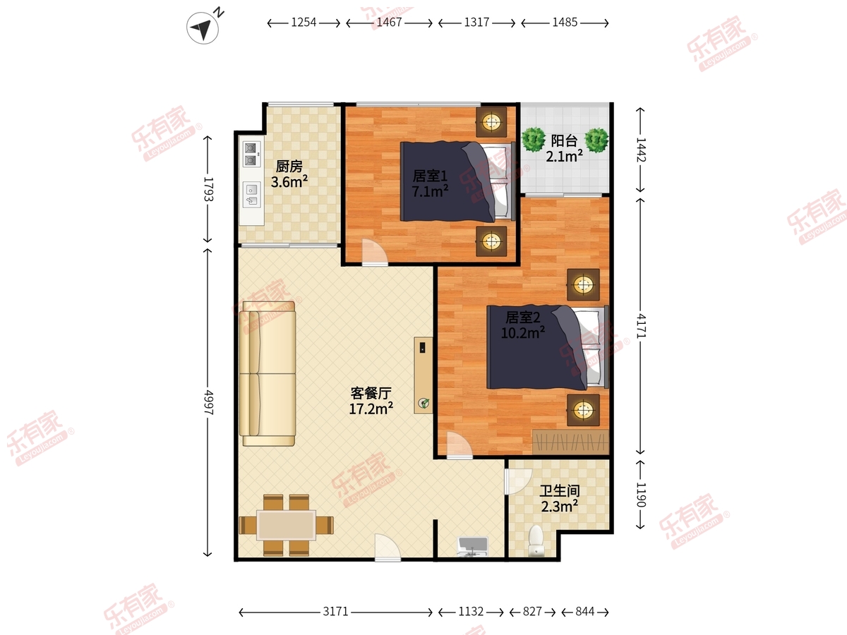 名居广场户型图