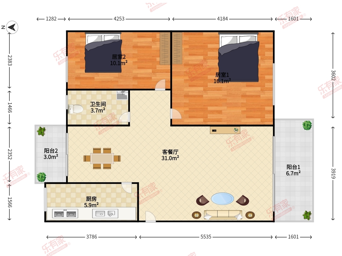 华茂苑二期户型图