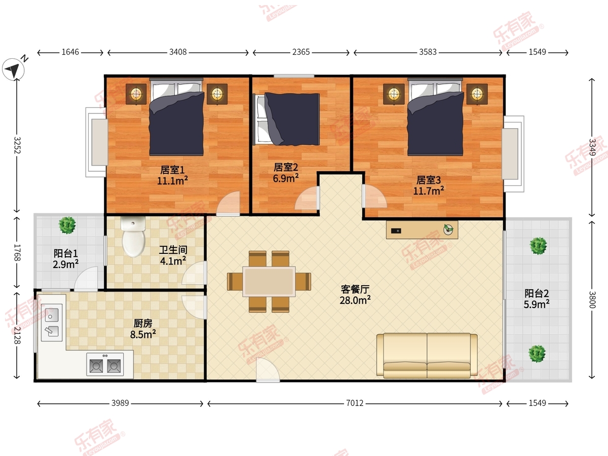 龙源大厦户型图