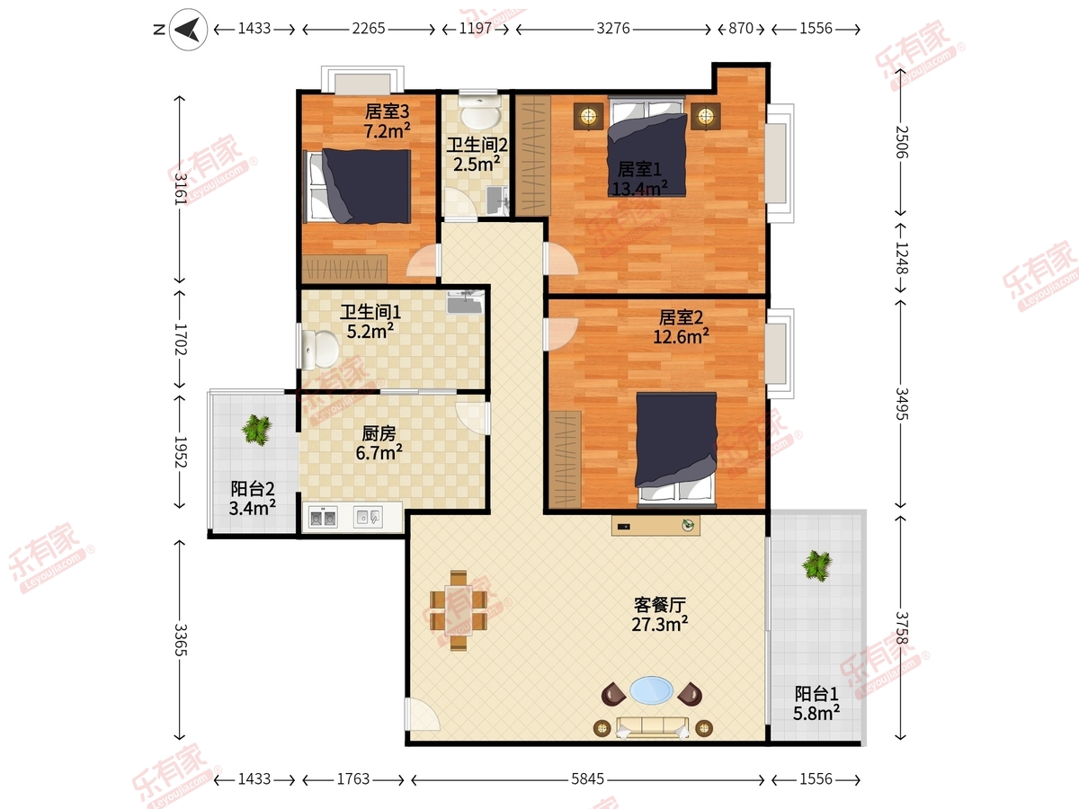 茂恒园户型图