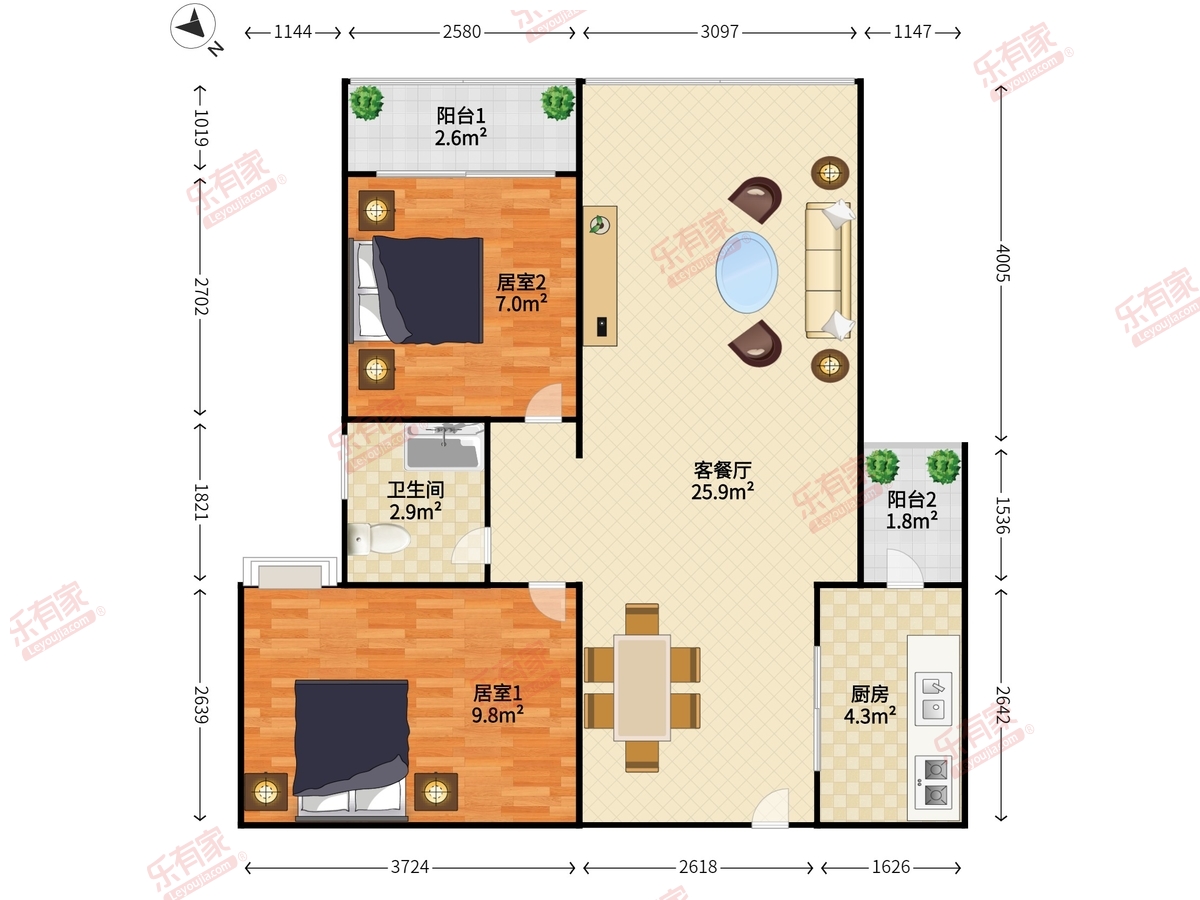 祥云天都世纪大厦户型图
