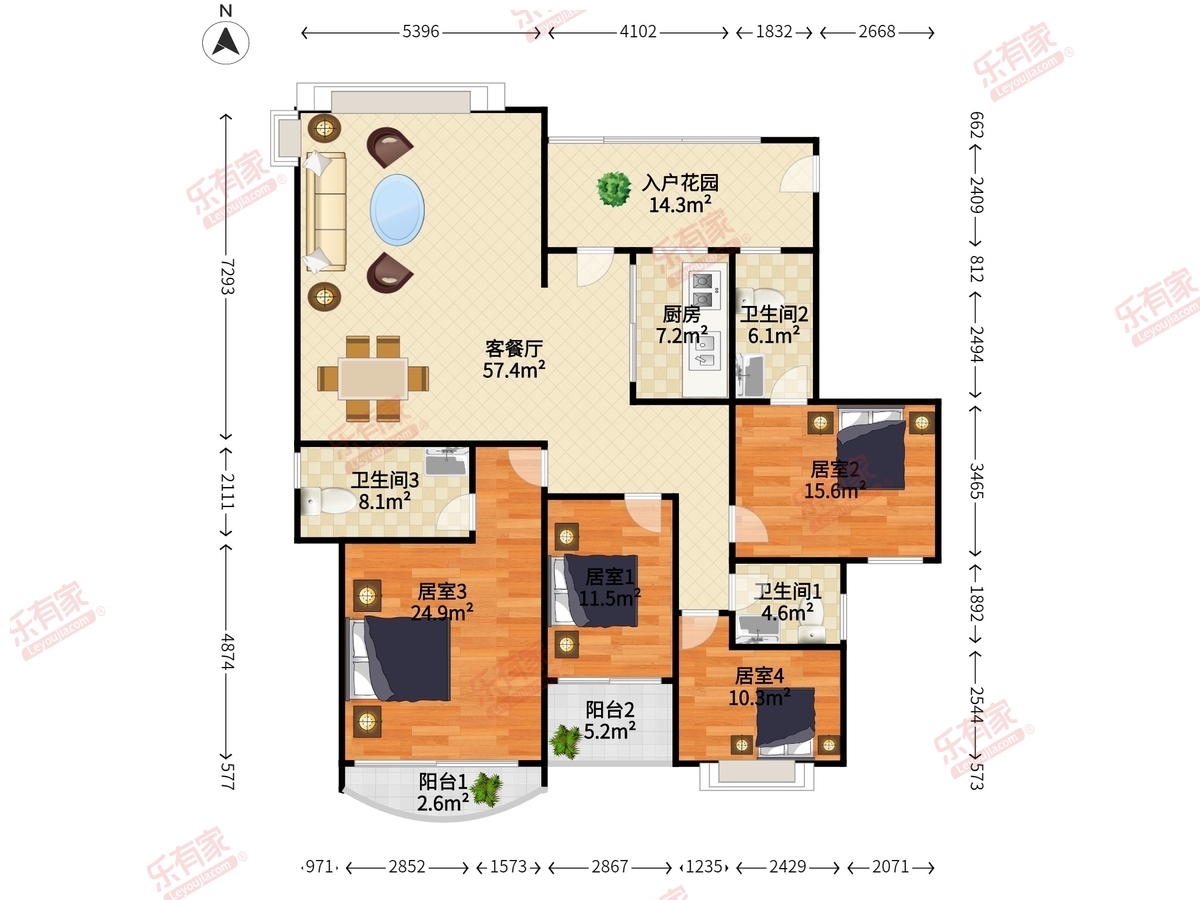 容桂碧桂园户型图