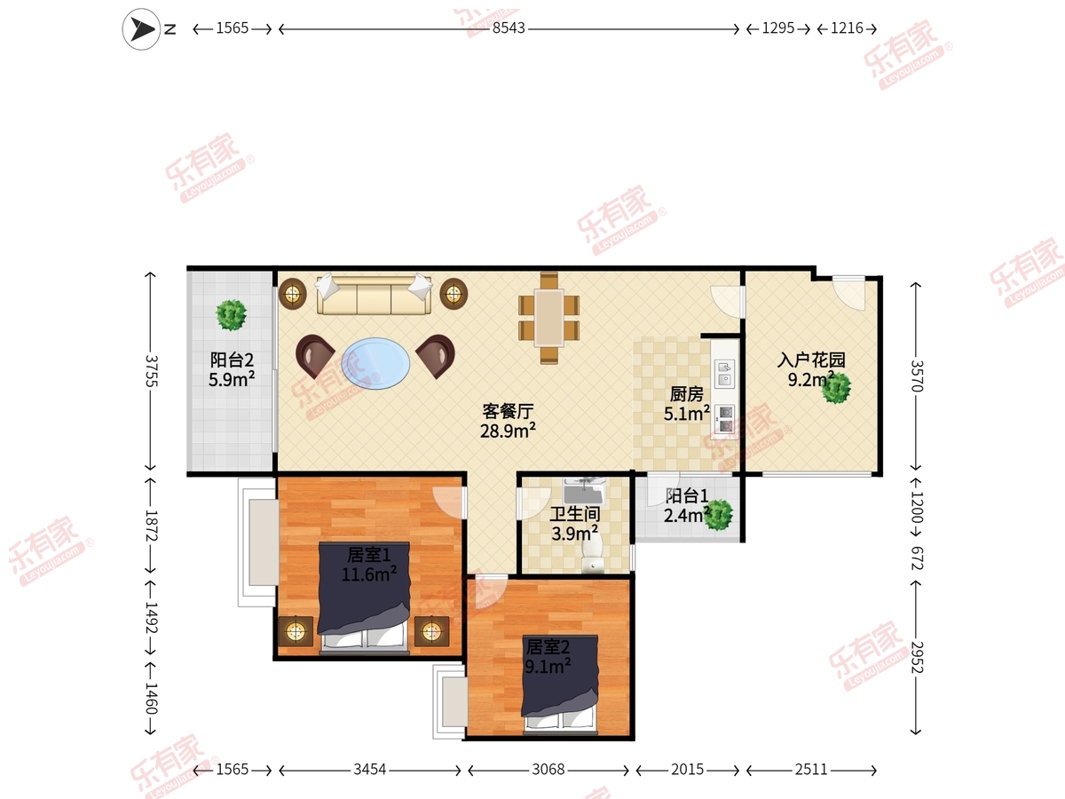 香山美树苑户型图