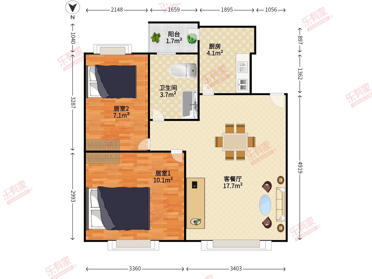 东方凤雅台户型图