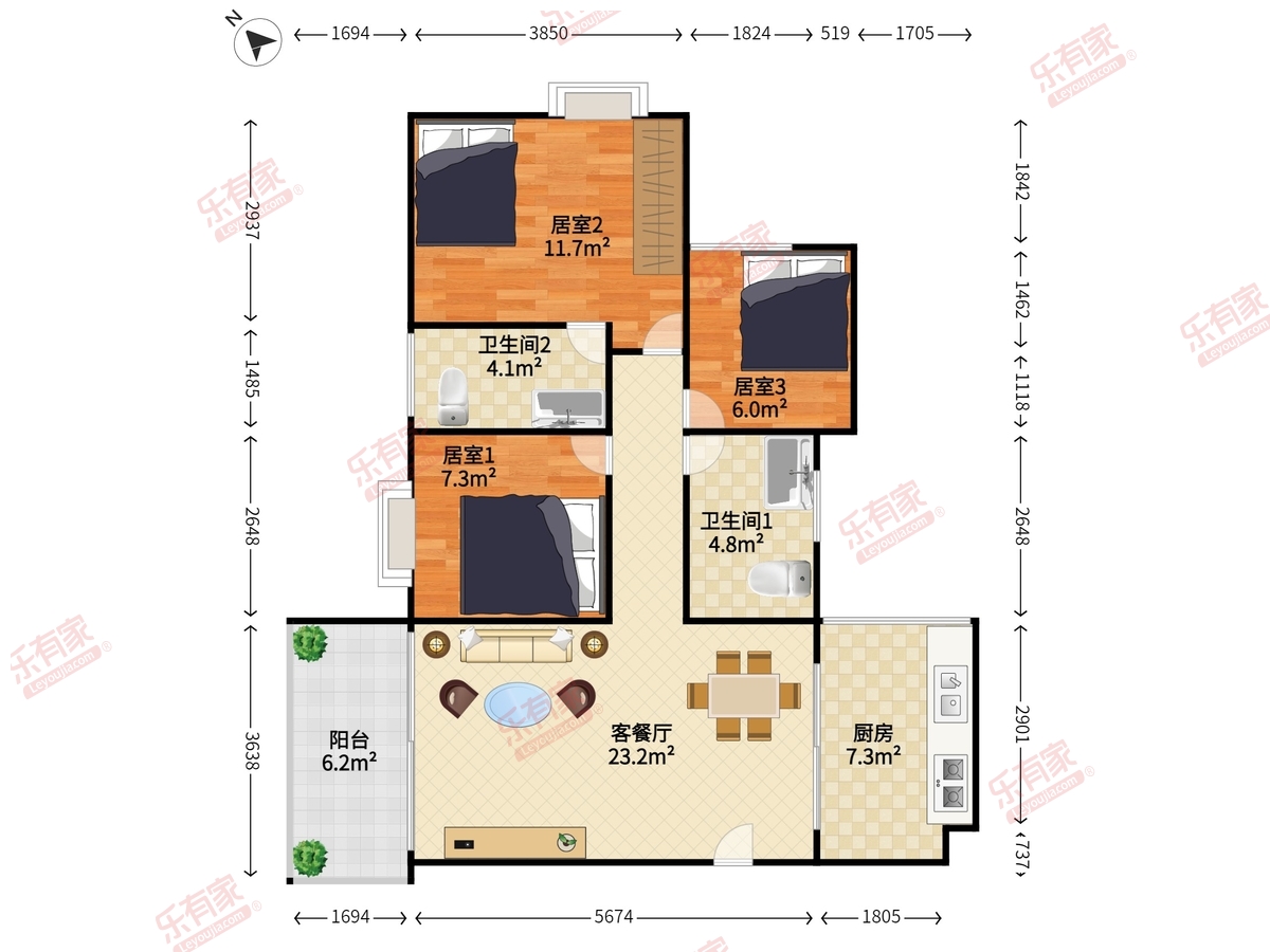 特发和平里二期户型图