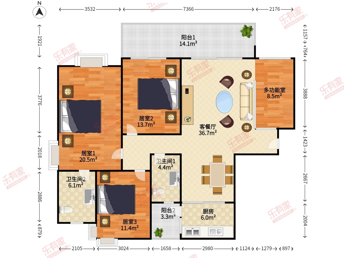 南沙珠光御景户型图