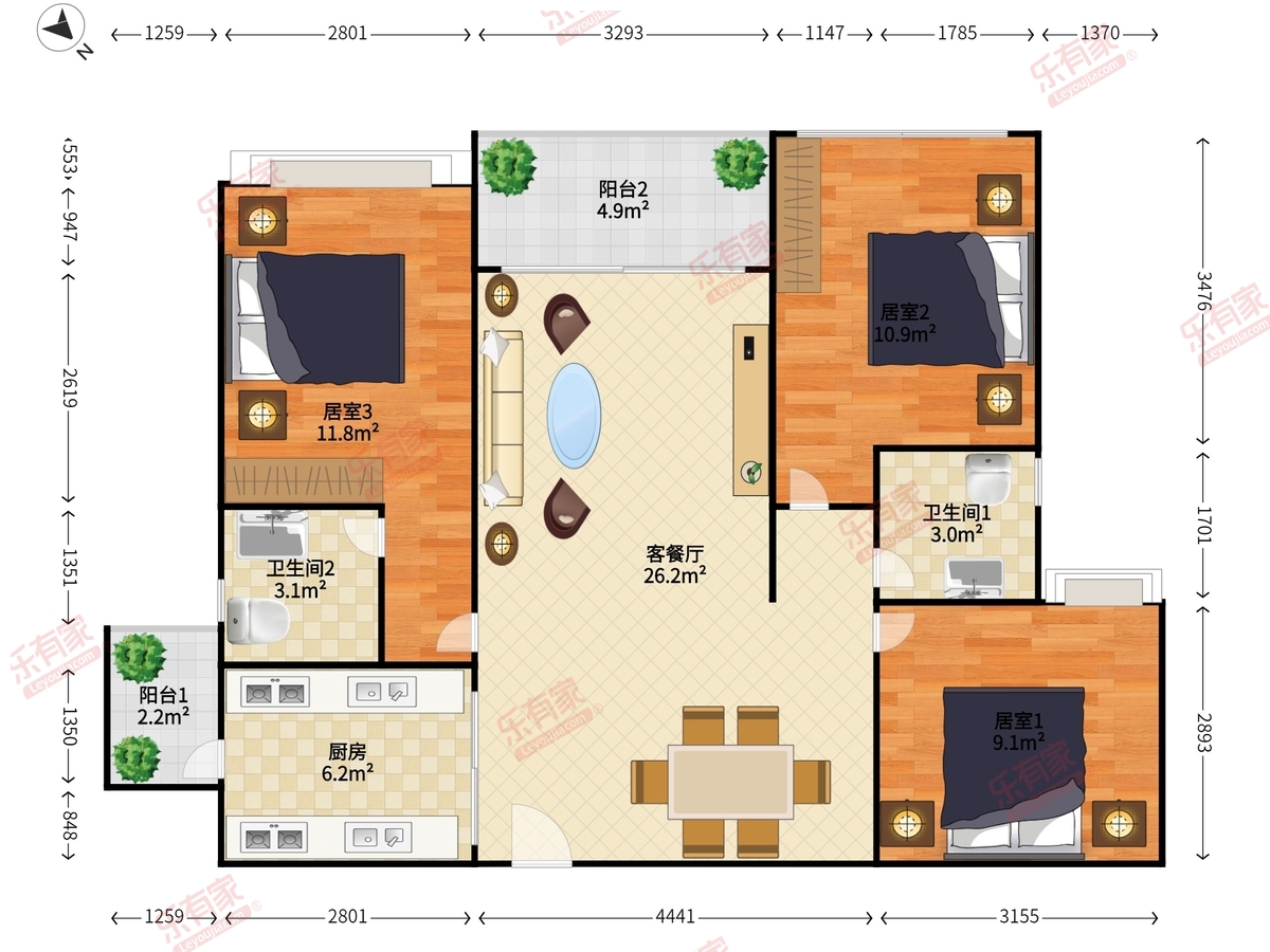 华丰前海湾户型图