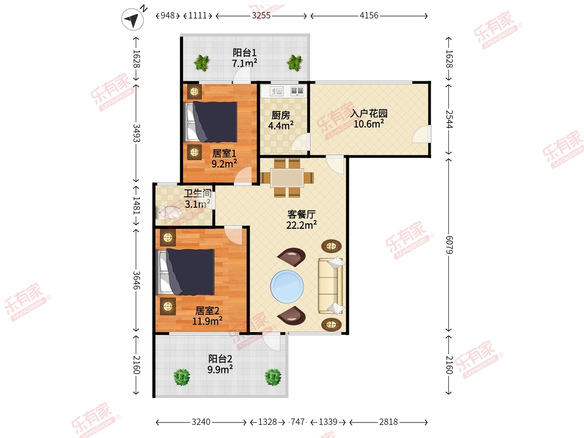 金地梅陇镇四期户型图