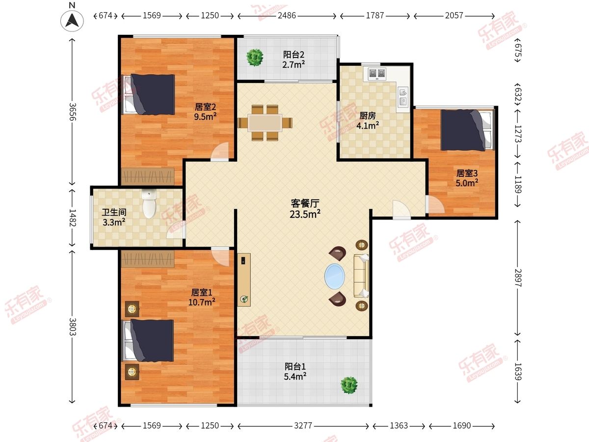 恒丰润畔山名居户型图