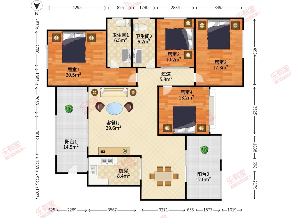 仁山智水二期户型图