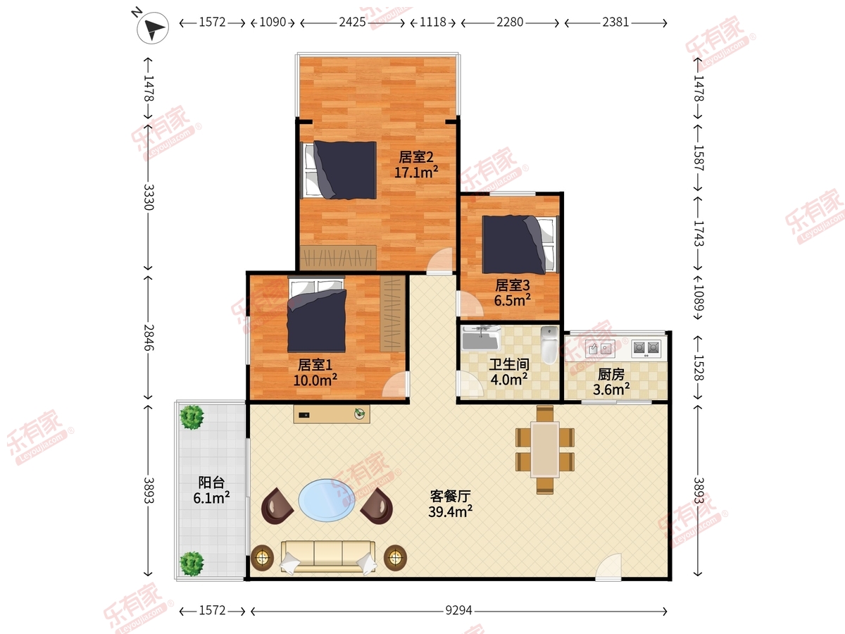 威登户型图