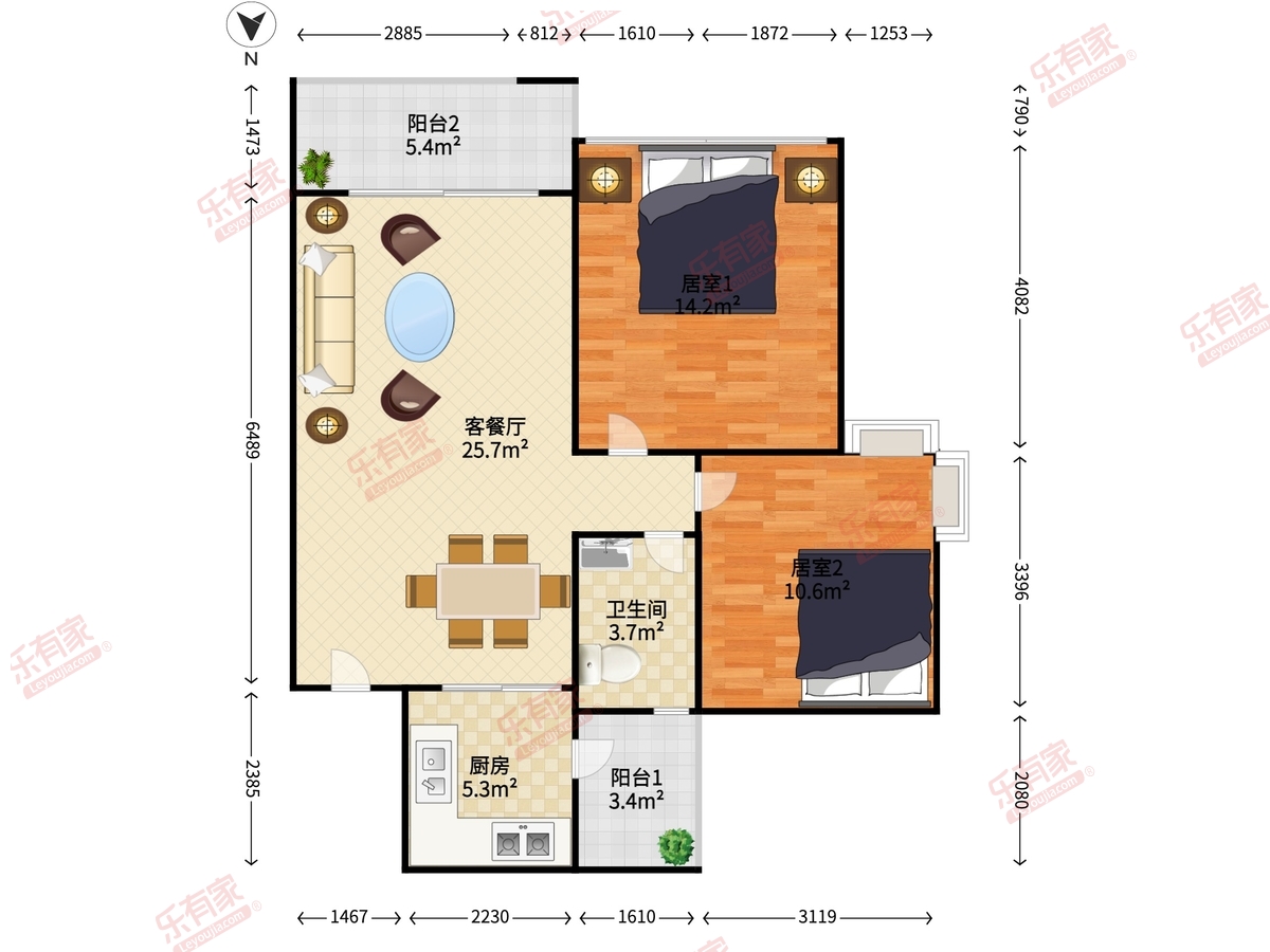 美的新海岸户型图