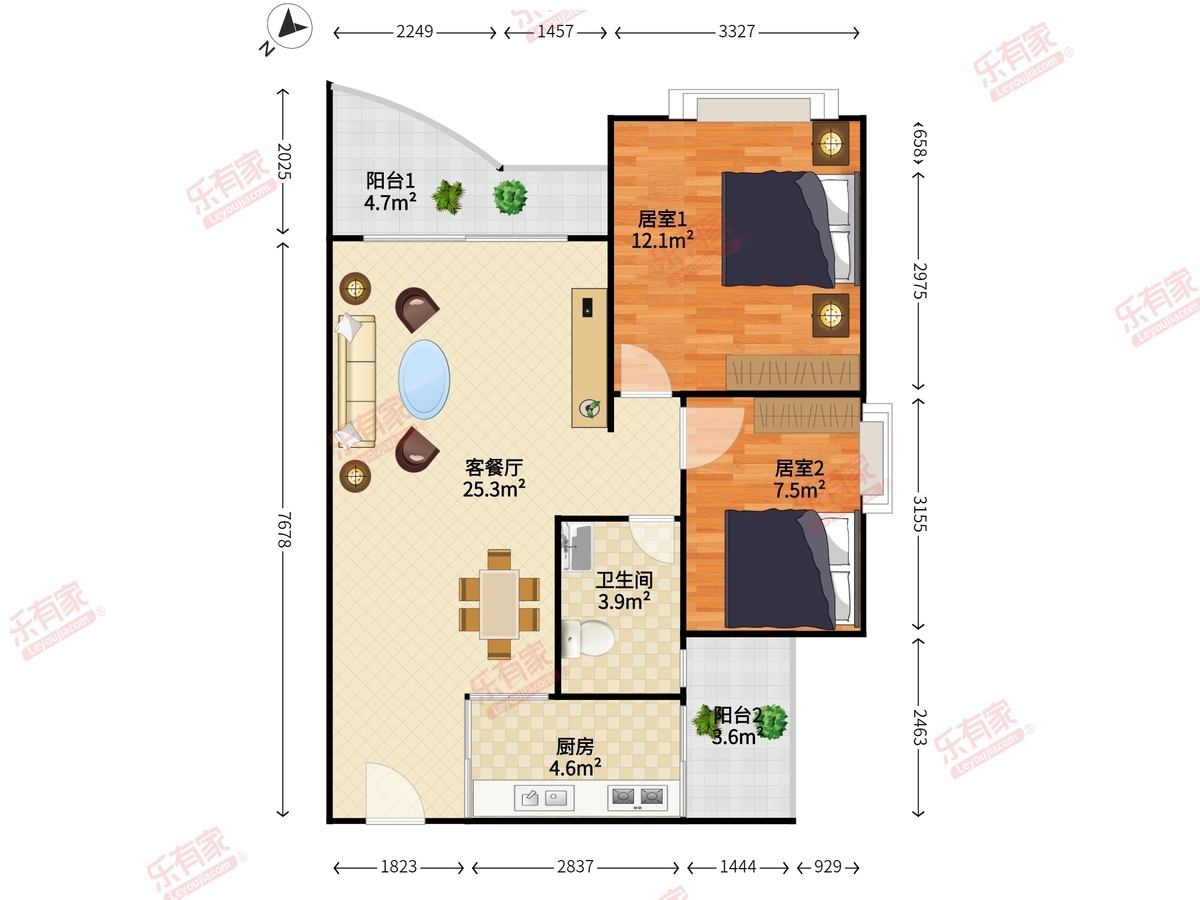 中海怡翠山庄四期户型图
