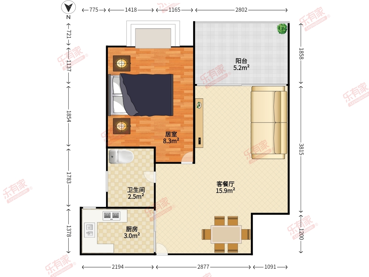 阳光天地户型图