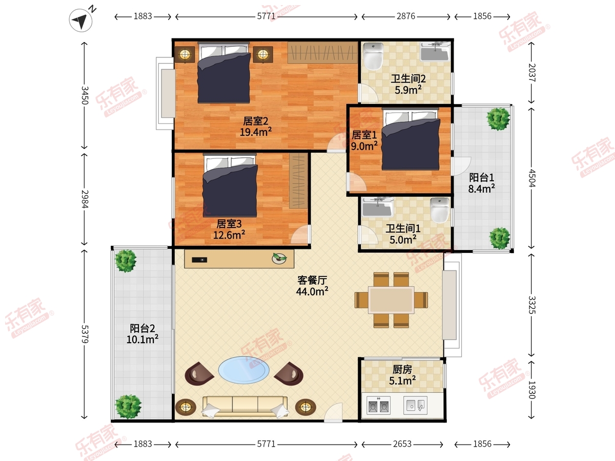 东怡新区东裕园户型图