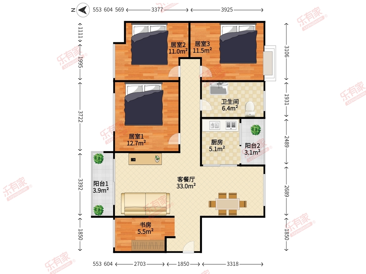 君华香柏广场·华府户型图