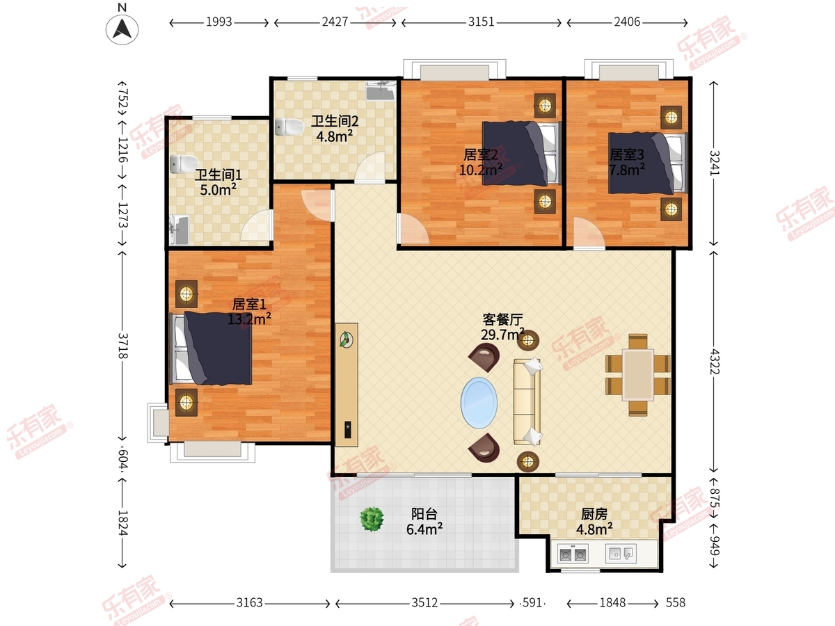 广州融创文旅城B1区户型图